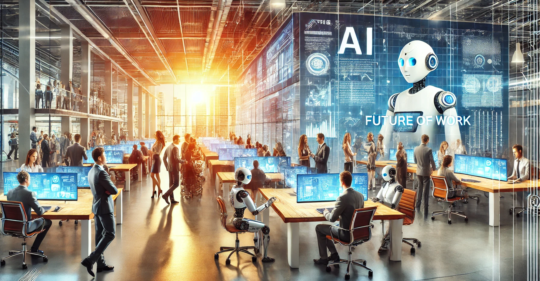 AK mit DALL-E Opportunities for employees in a digital world
